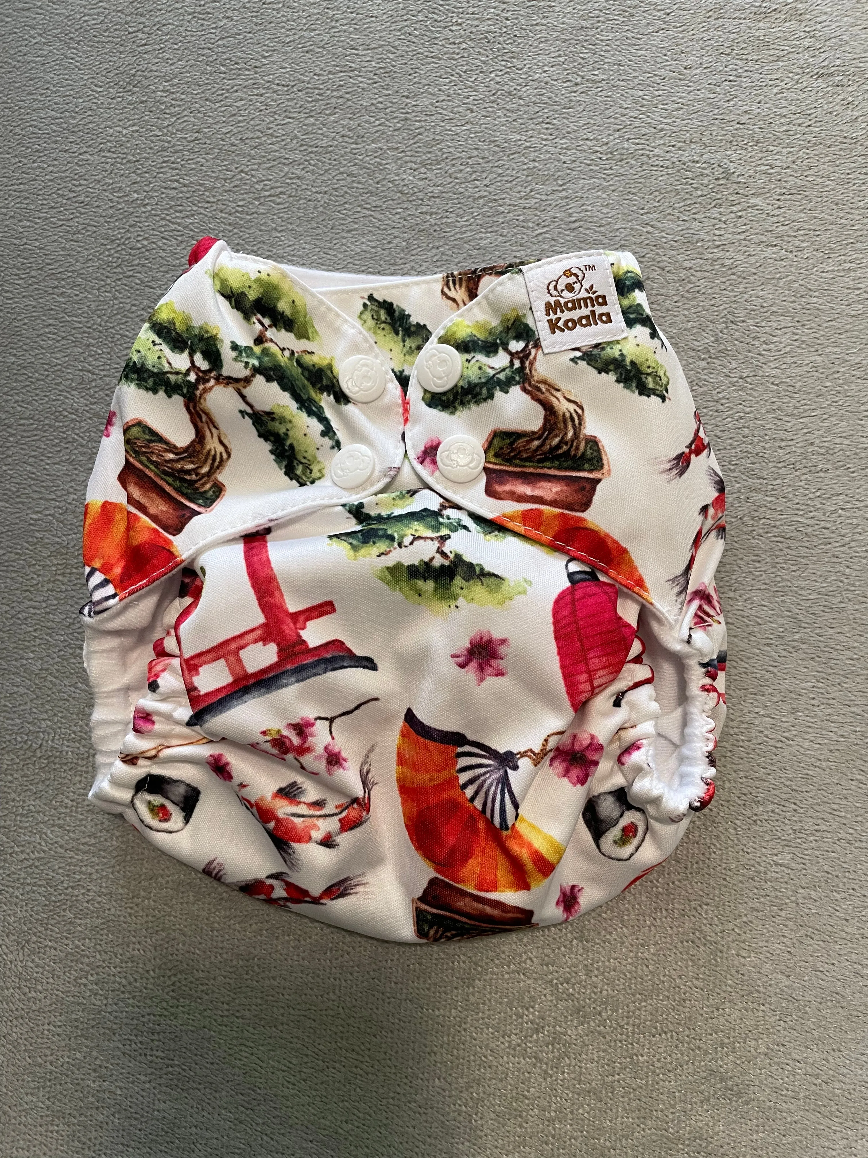 F166-Japanese theme-Mama Koala Pocket Diaper 1.0