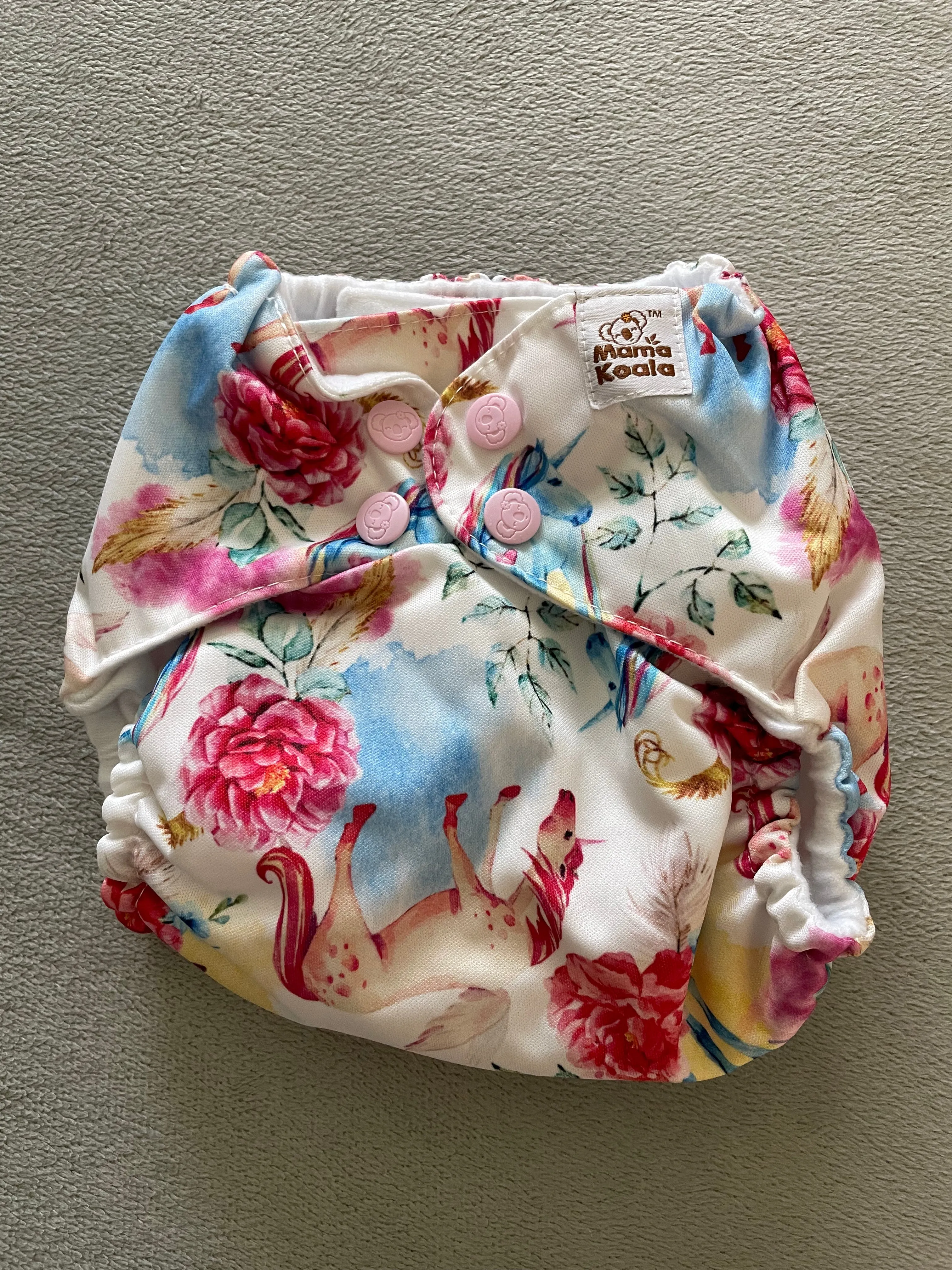 F173-unicorn-Mama Koala Pocket Diaper 1.0