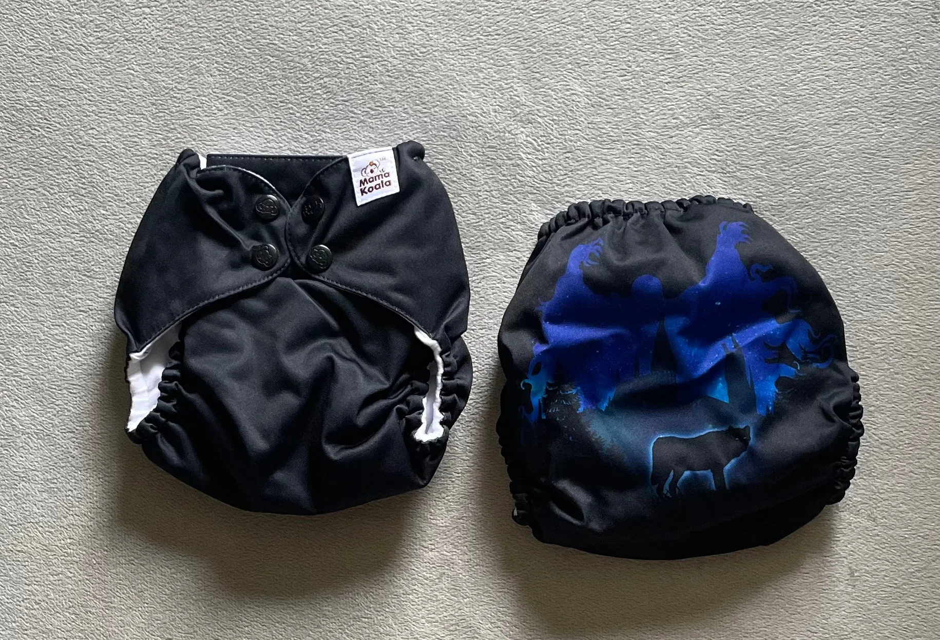 F197-Dark night-Mama Koala Pocket Diaper 1.0