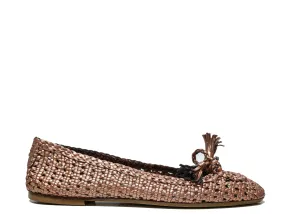 Fabio Rusconi Women’s Leather Metal Shoe New Lin-Pink