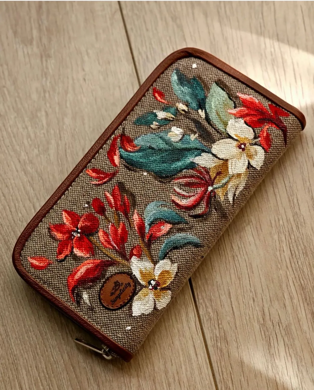 Fabric Wallets Flowers