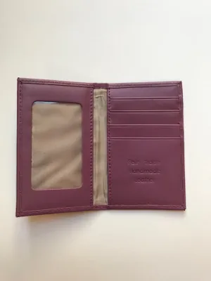 Fair Trade Leather Bi-Fold Card Wallet