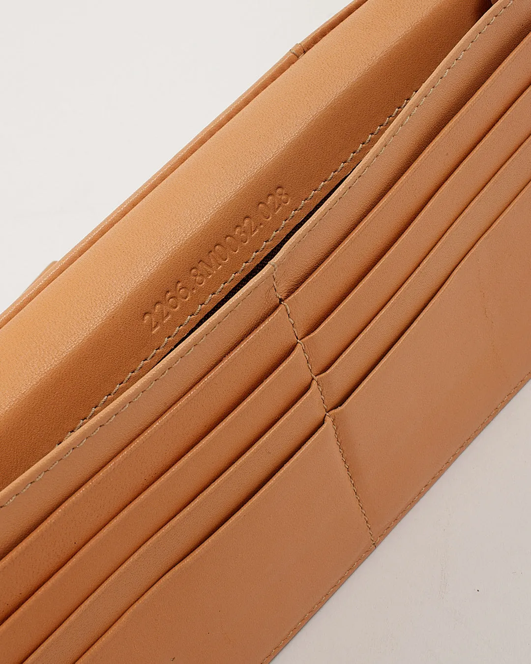 Fendi Beige Zucchino Canvas Continental Wallet