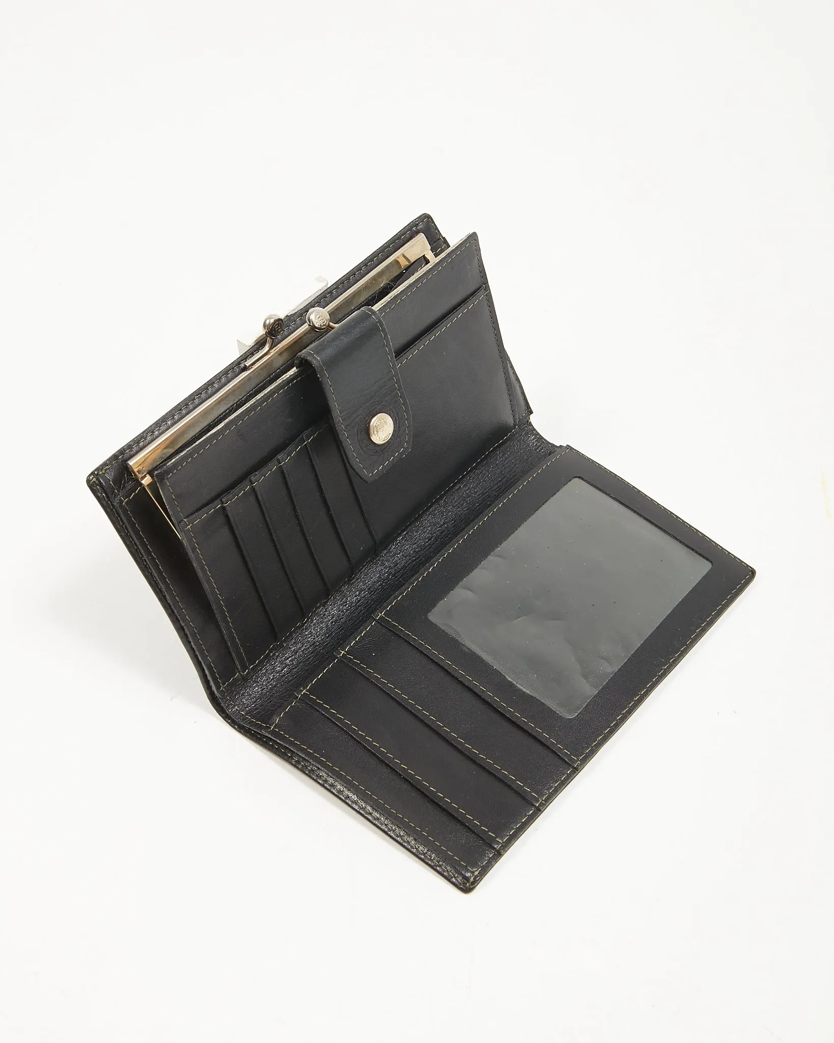 Fendi Brown Zucca Print Canvas French Wallet
