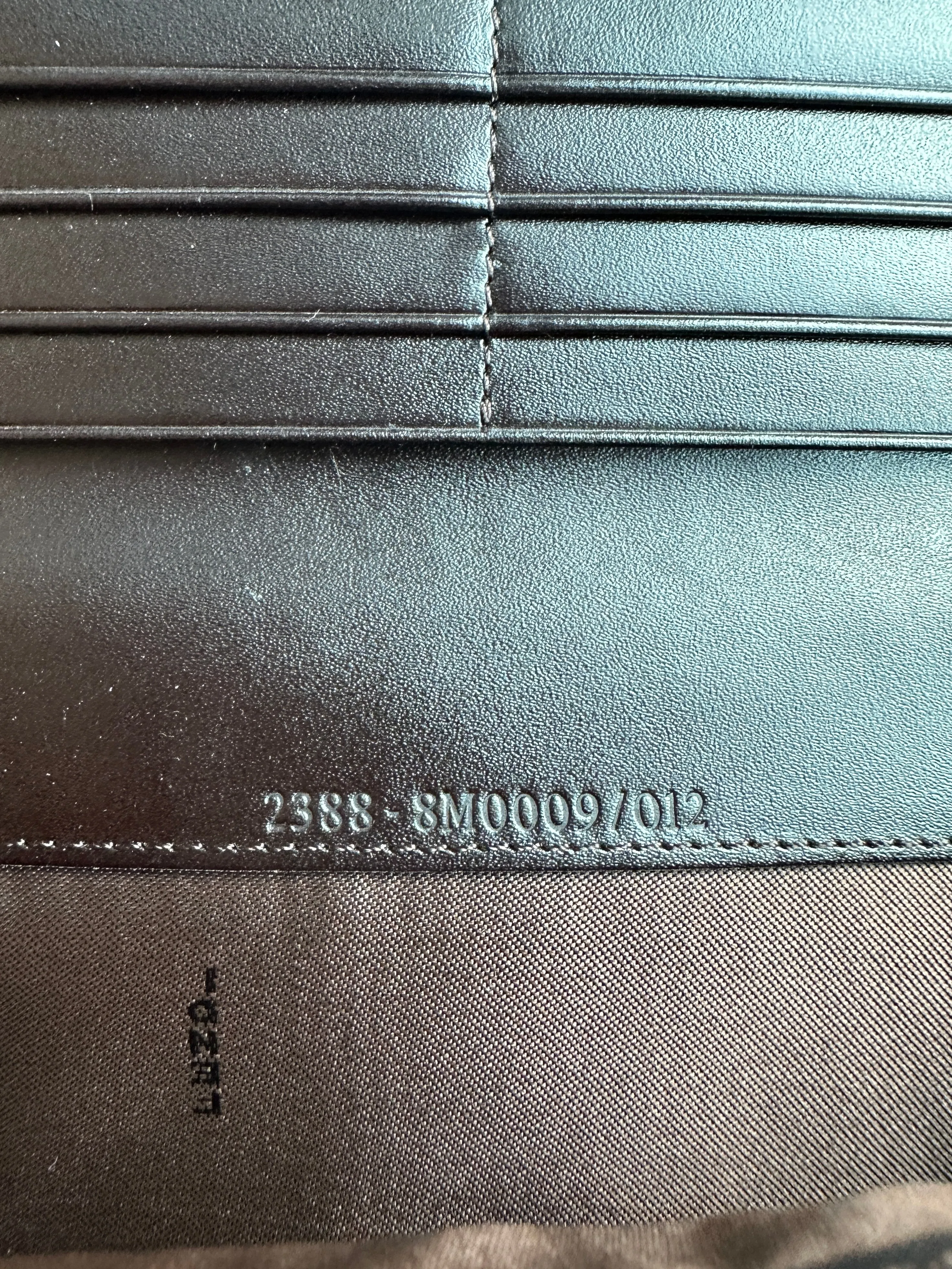 Fendi Canvas Tobacco Monogram Zucca Wallet
