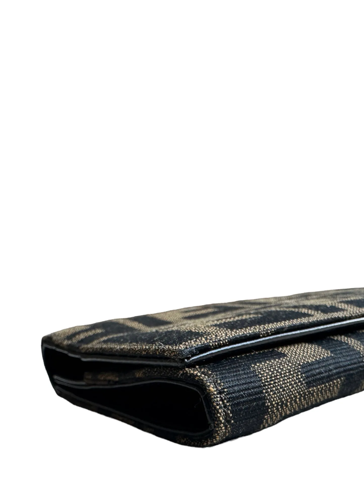 Fendi Canvas Tobacco Monogram Zucca Wallet
