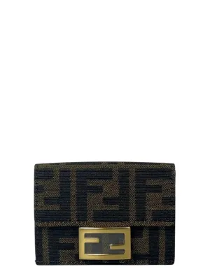 Fendi Monogram Micro Trifold Wallet
