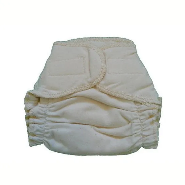Fitted Diaper Cotton with Velcro Closure - Organic Baby Clothes
