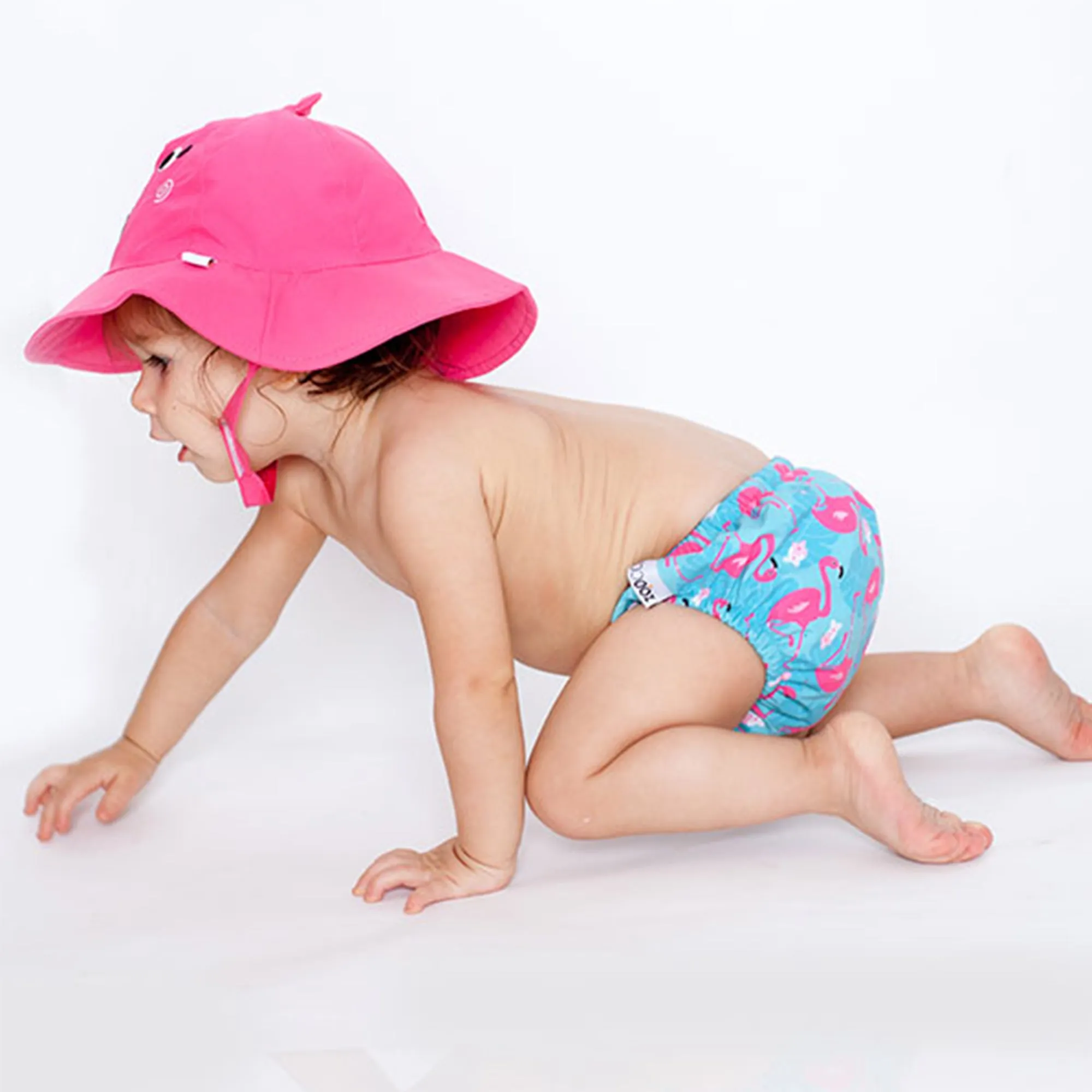 Flamingo Swim Diaper - 3-6M