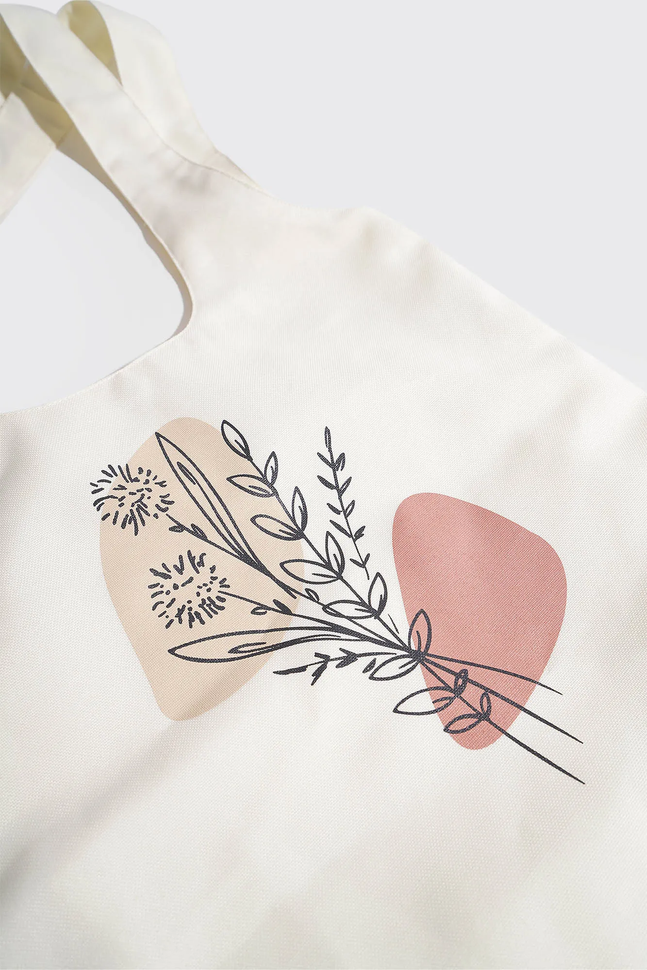 Floral Print Canvas Bag