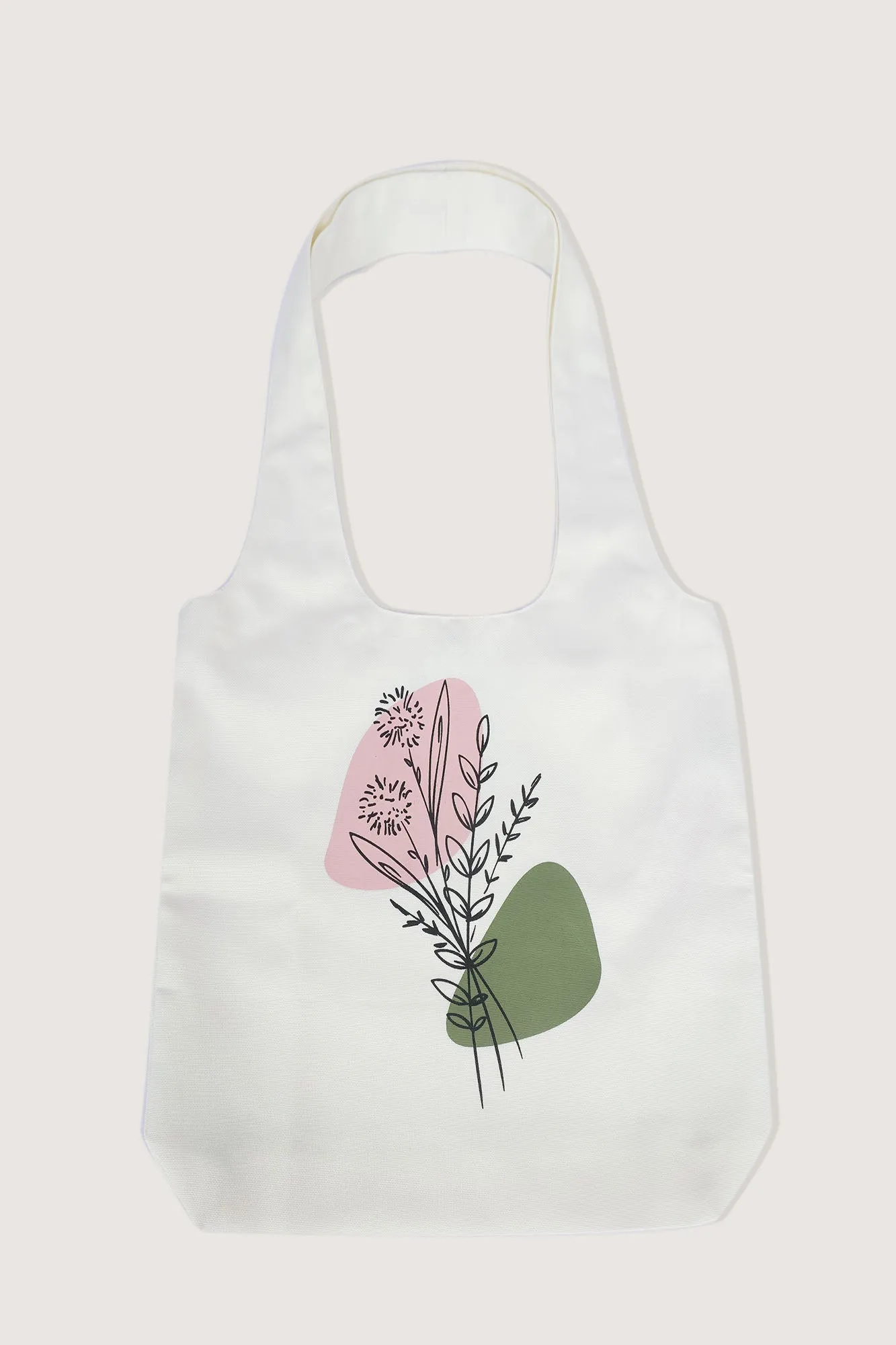 Floral Print Tote Bag
