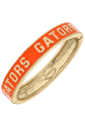 Florida Gators Enamel Hinge Bangle - Orange