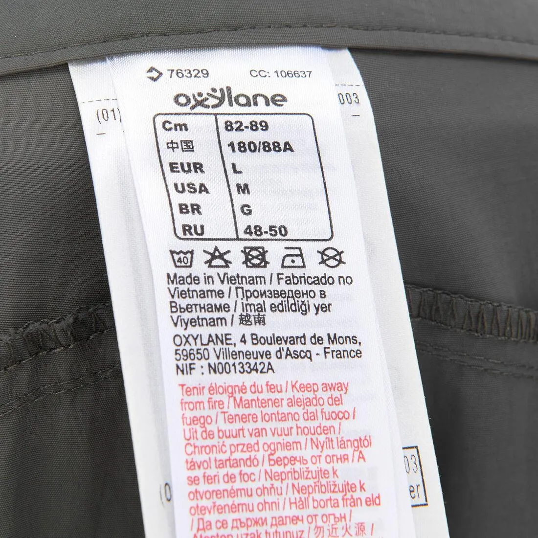 Forclaz 50 Men's Zip-Off Hiking Trousers - Grey