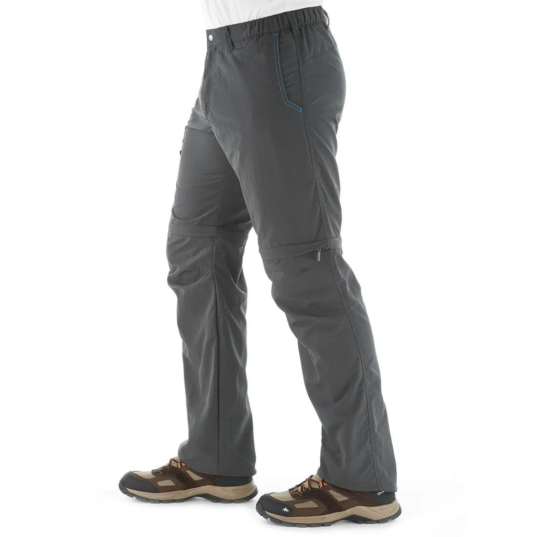 Forclaz 50 Men's Zip-Off Hiking Trousers - Grey