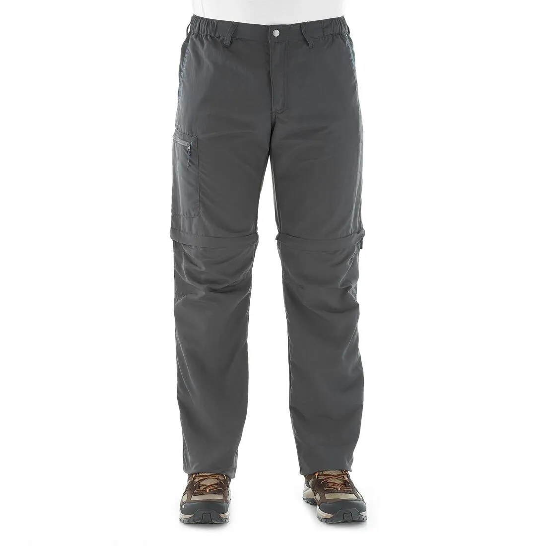 Forclaz 50 Men's Zip-Off Hiking Trousers - Grey