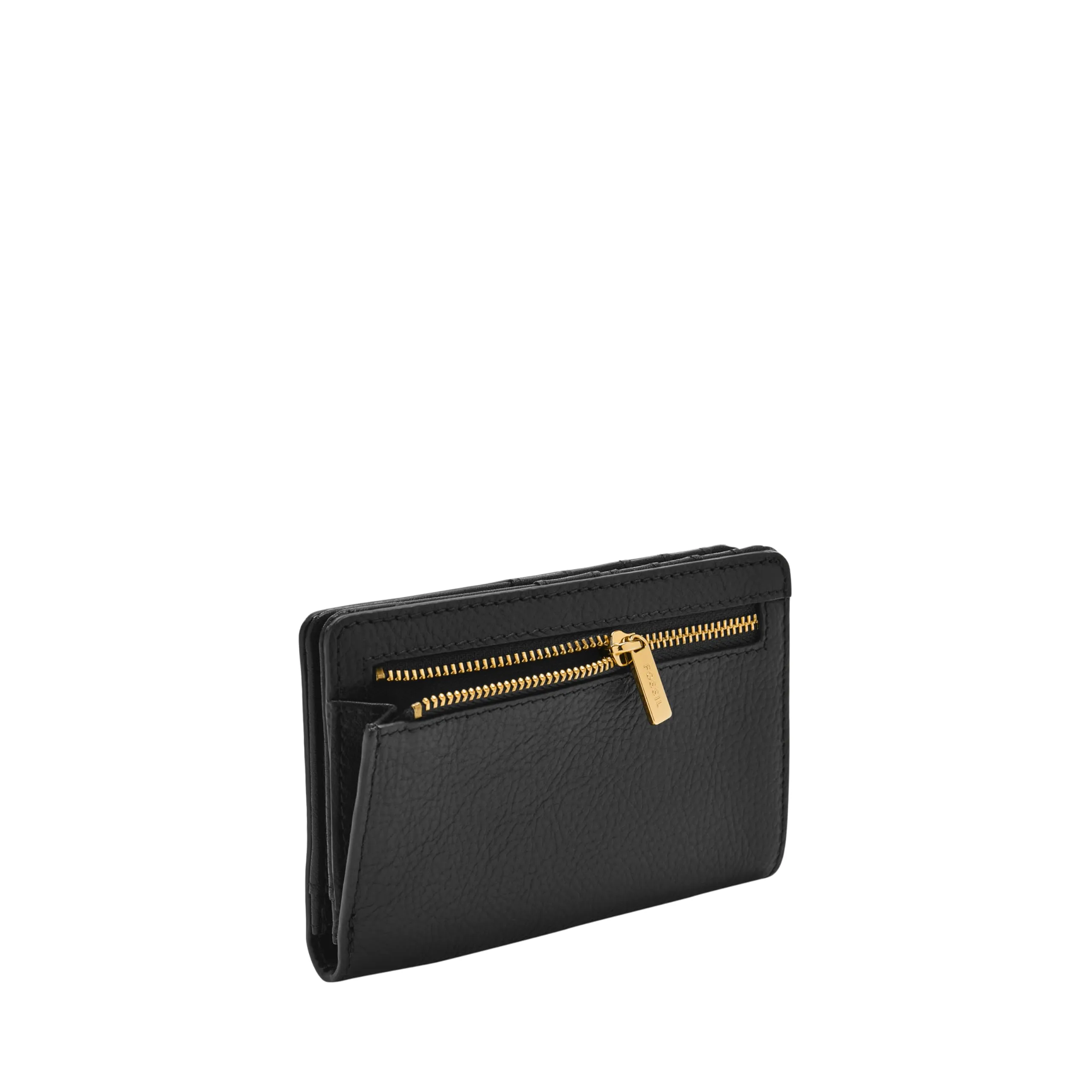 Fossil Women's Liza Leather Wallet Multifunction, Black (Model: SL7986G001)