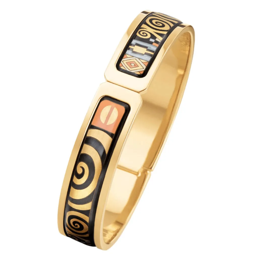 Freywille Klimt Adele Bloch-Bauer Clasp Bangle Ballerina