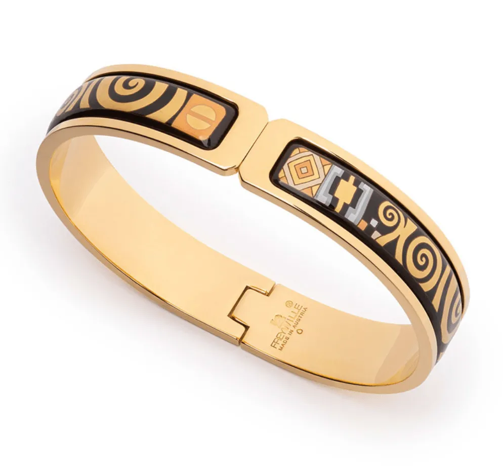 Freywille Klimt Adele Bloch-Bauer Clasp Bangle Ballerina