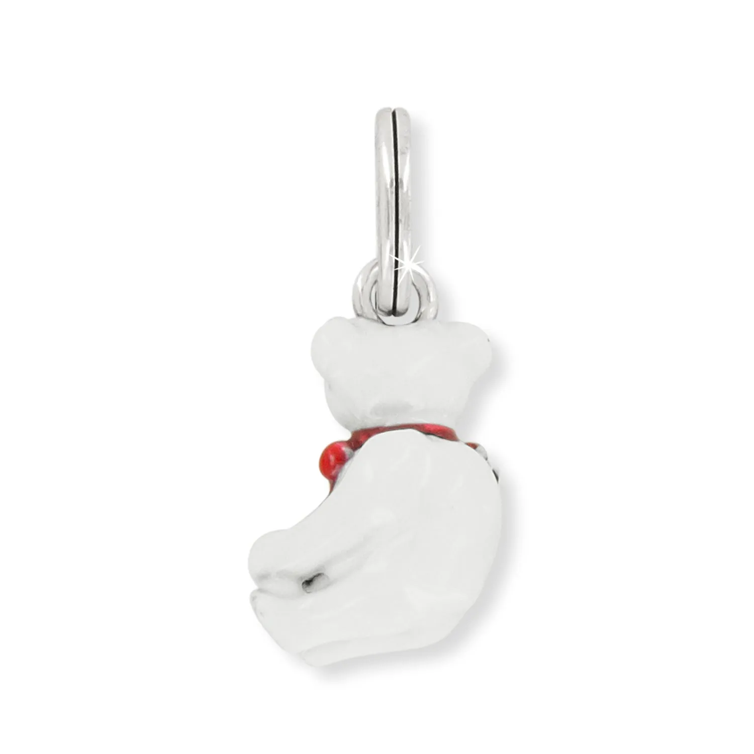 Frosty Christmas Bear Charm - JC6873
