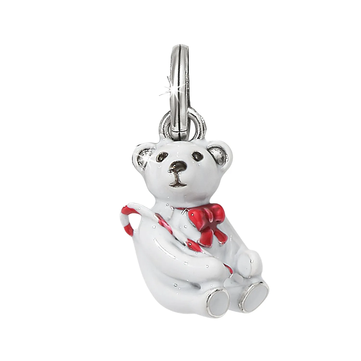 Frosty Christmas Bear Charm - JC6873