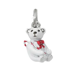 Frosty Christmas Bear Charm - JC6873