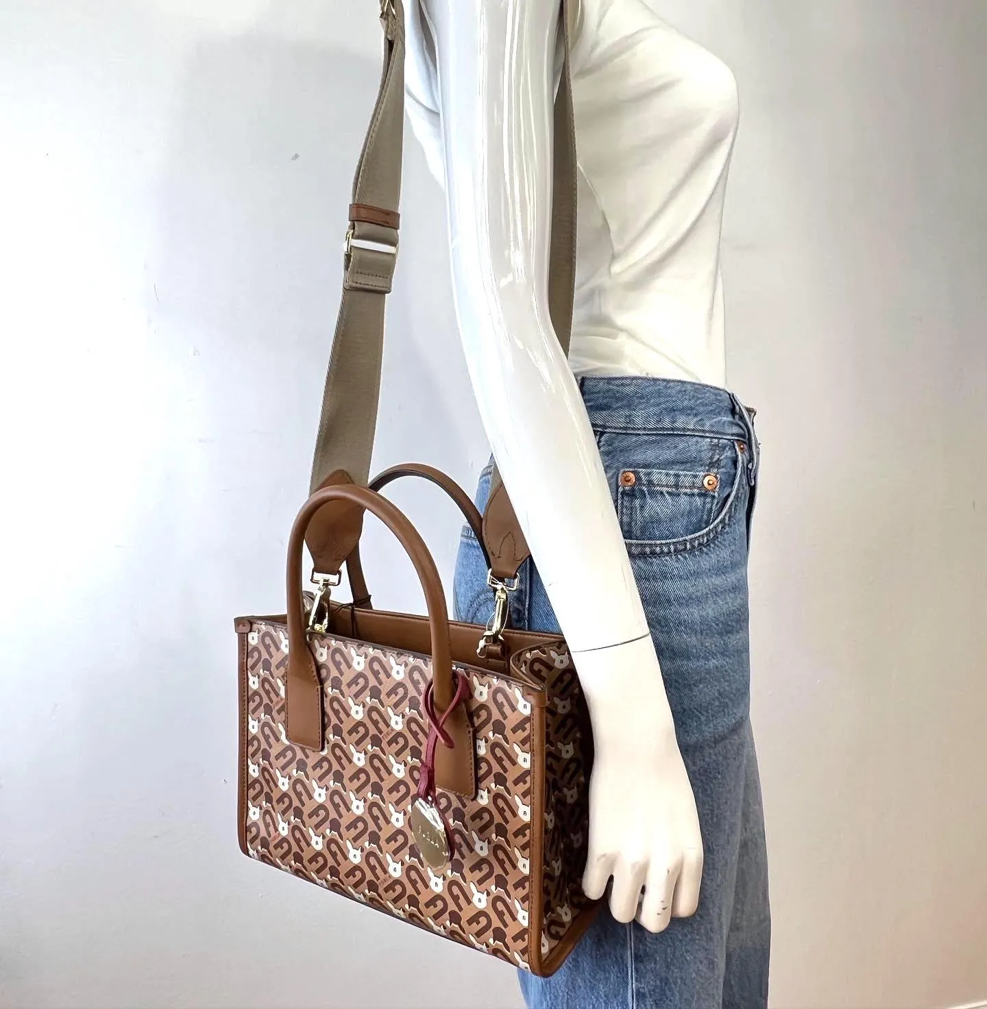 FURLA MINI AFRODITE CONVERTIBLE TOTE BAG