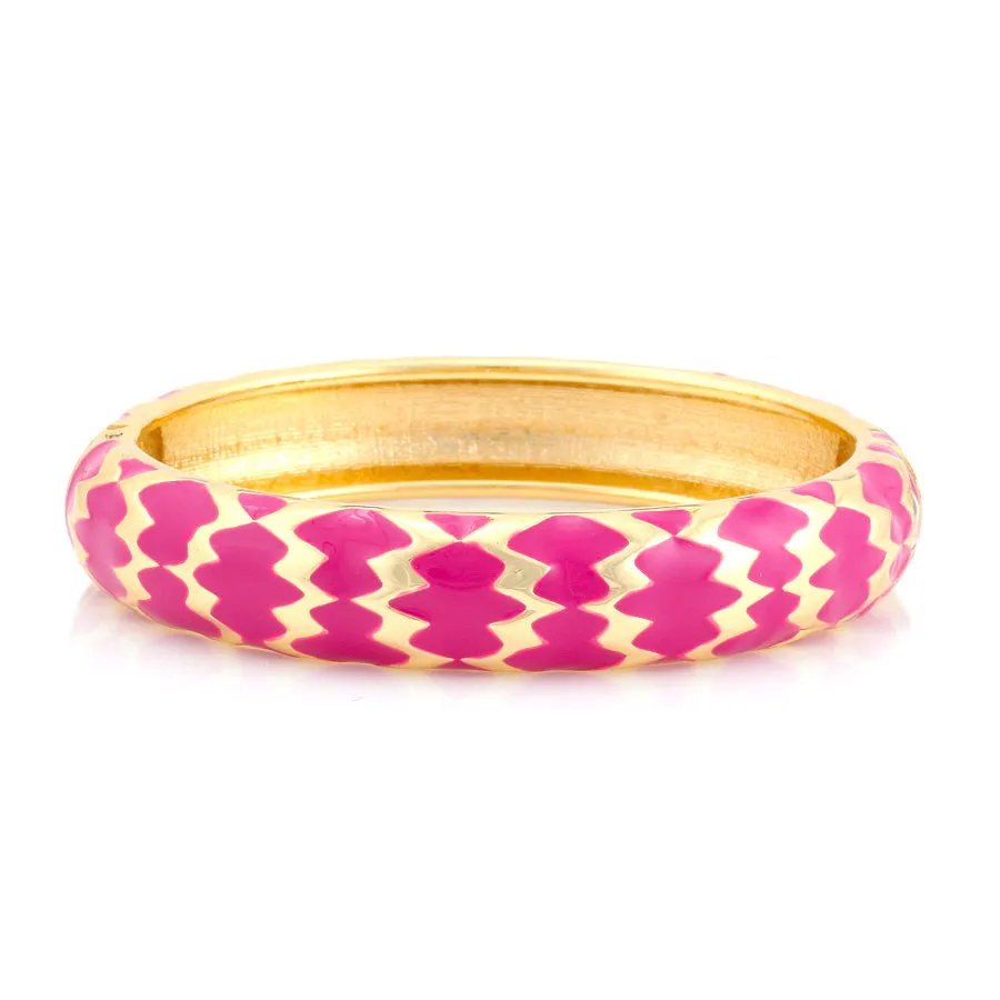 FUSCHIA BRACELETS #SA-8402 GLD FUCH (KD2)