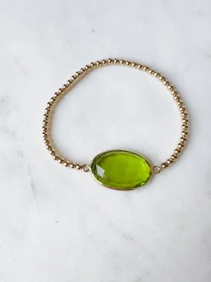 Gem Slab Bracelets