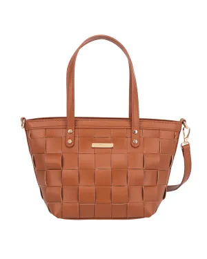 Genoa Tote Crossbody Bag | Tan