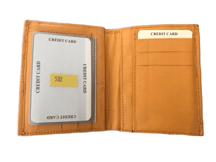 Genuine Leather Bi-Fold Wallet (029)