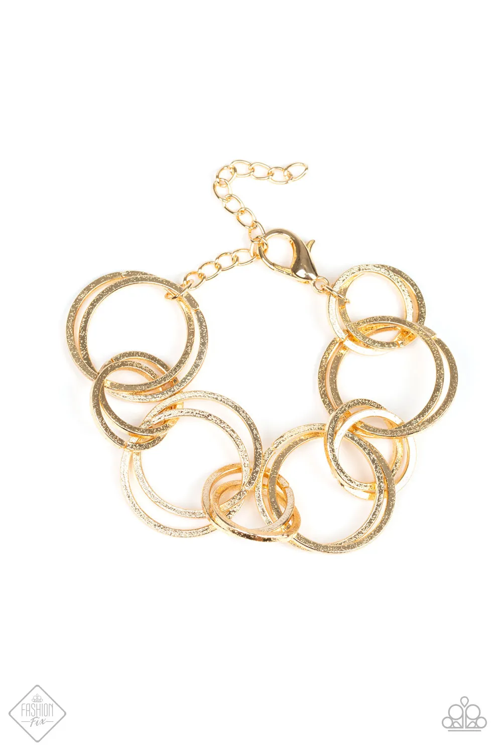 Give Me a Ring – Gold Hoop Bracelet