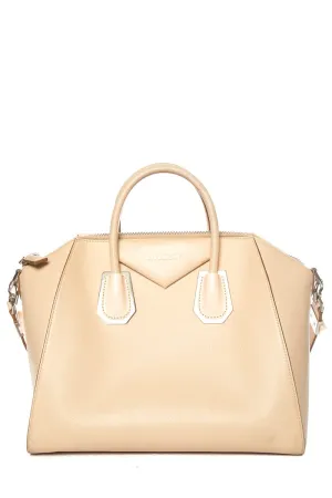 Givenchy Tan Leather Antigona Handle Bag