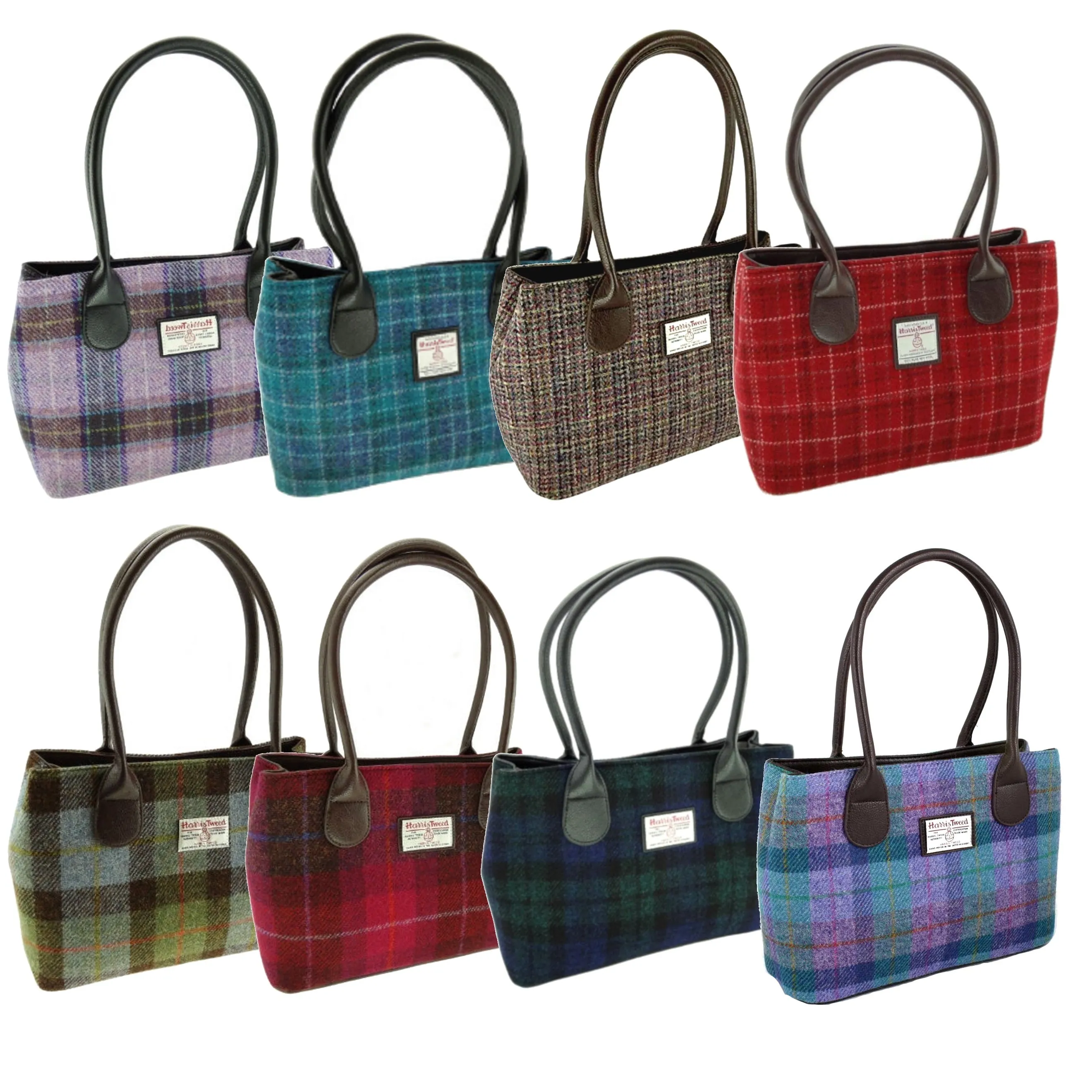 Glen Appin Cassley Harris Tweed Classic Tote Handbag LB1003