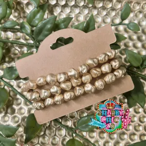 Gold Bracelet Set