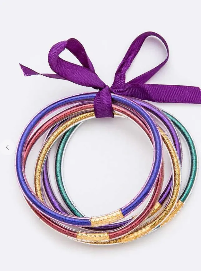 Gold Dust Stacking Bracelets