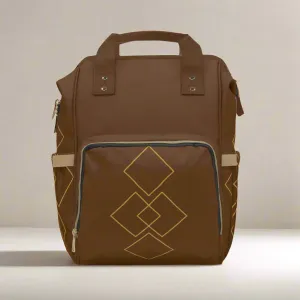 Gold Lines Diaper Backpack