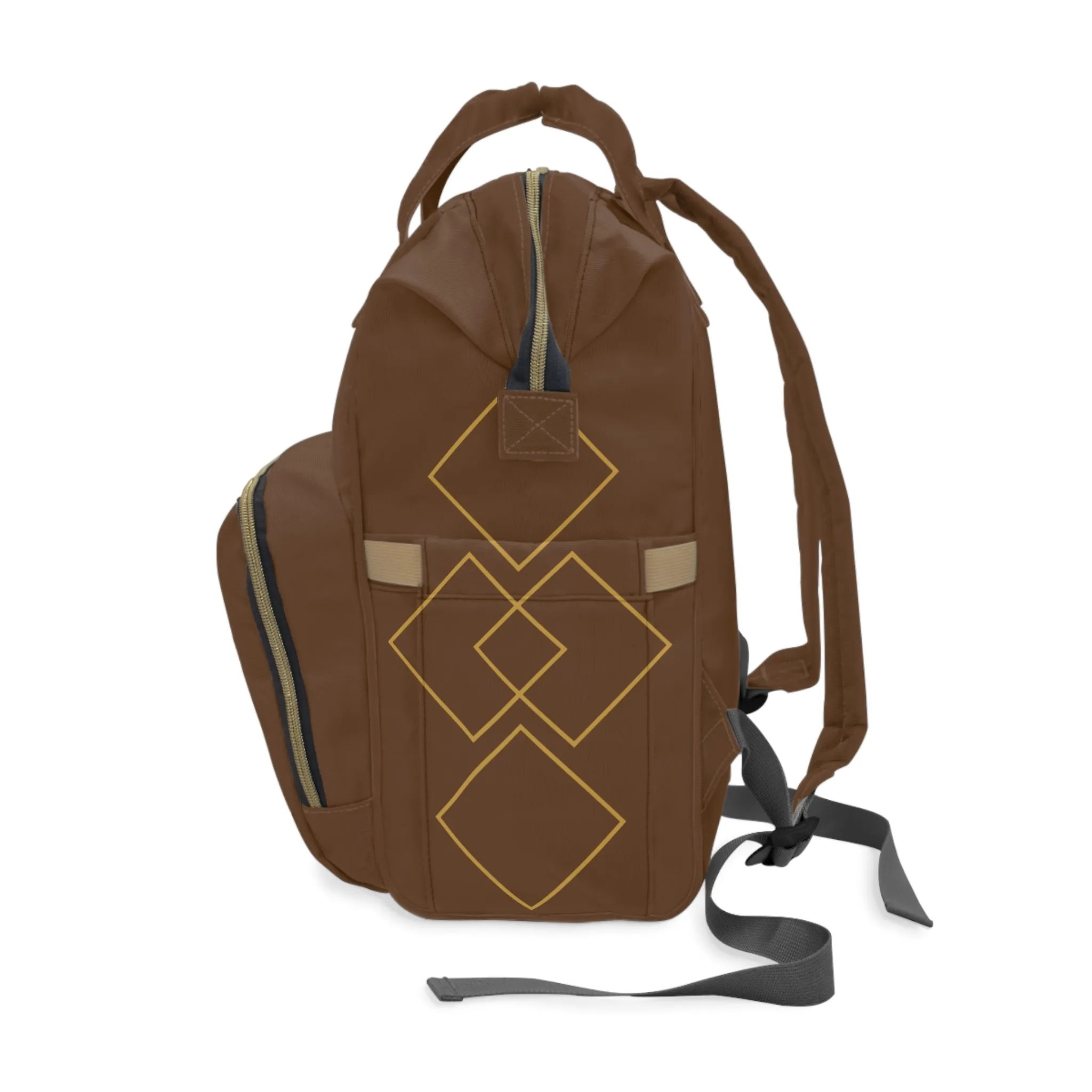 Gold Lines Diaper Backpack