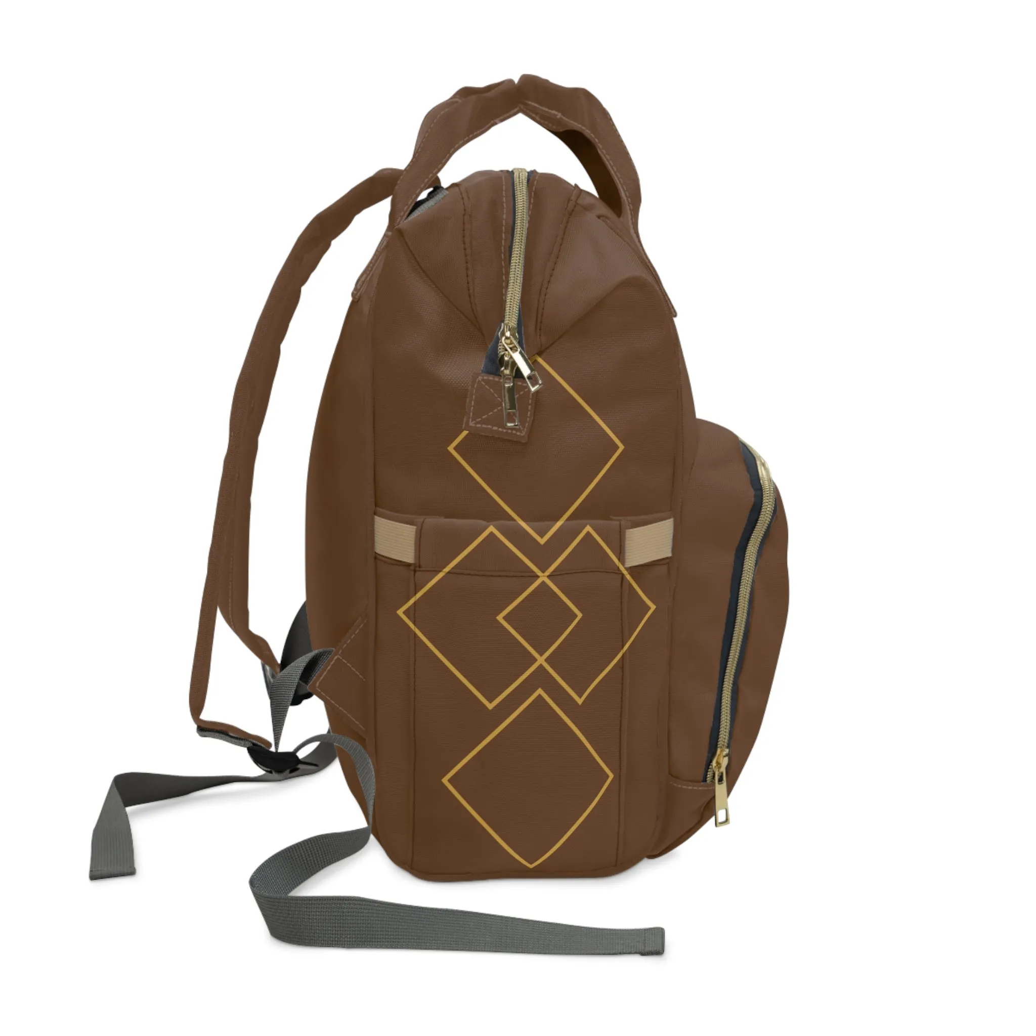 Gold Lines Diaper Backpack