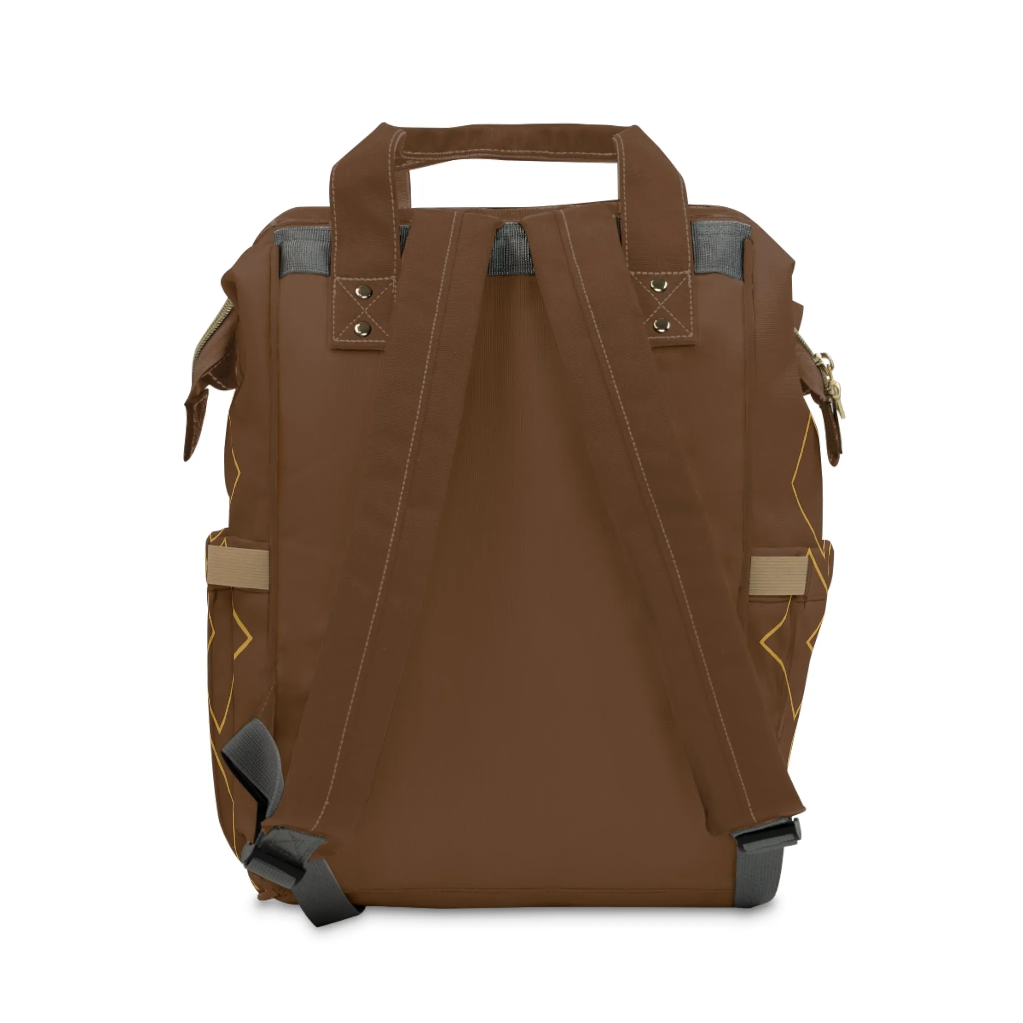 Gold Lines Diaper Backpack