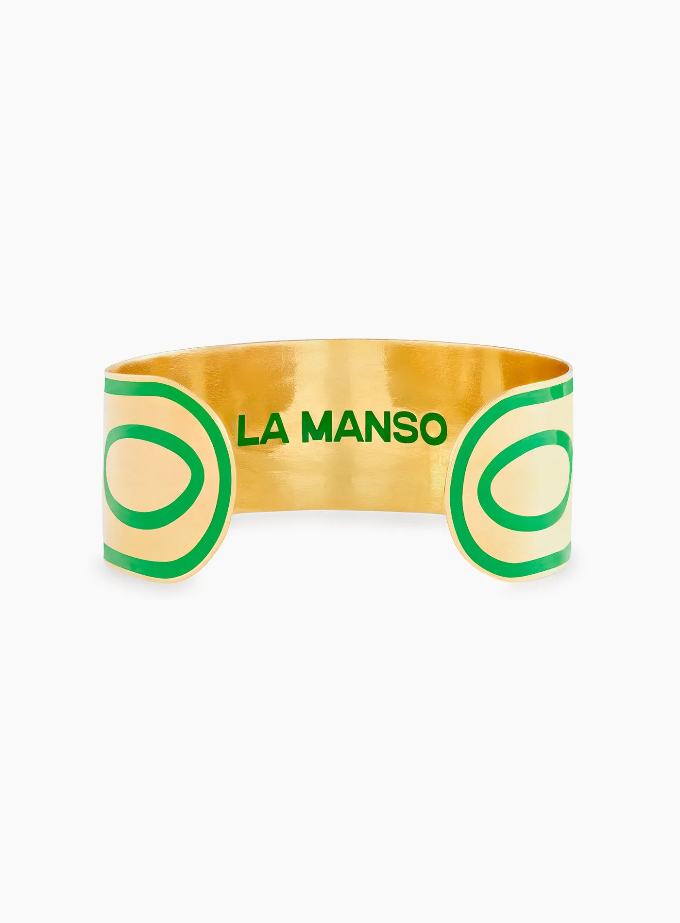 Goldie Green Emanem Bangle