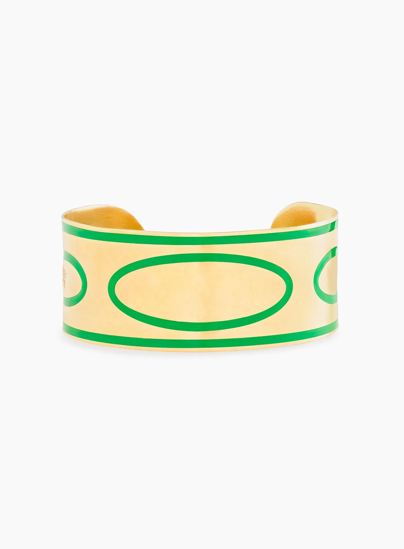 Goldie Green Emanem Bangle