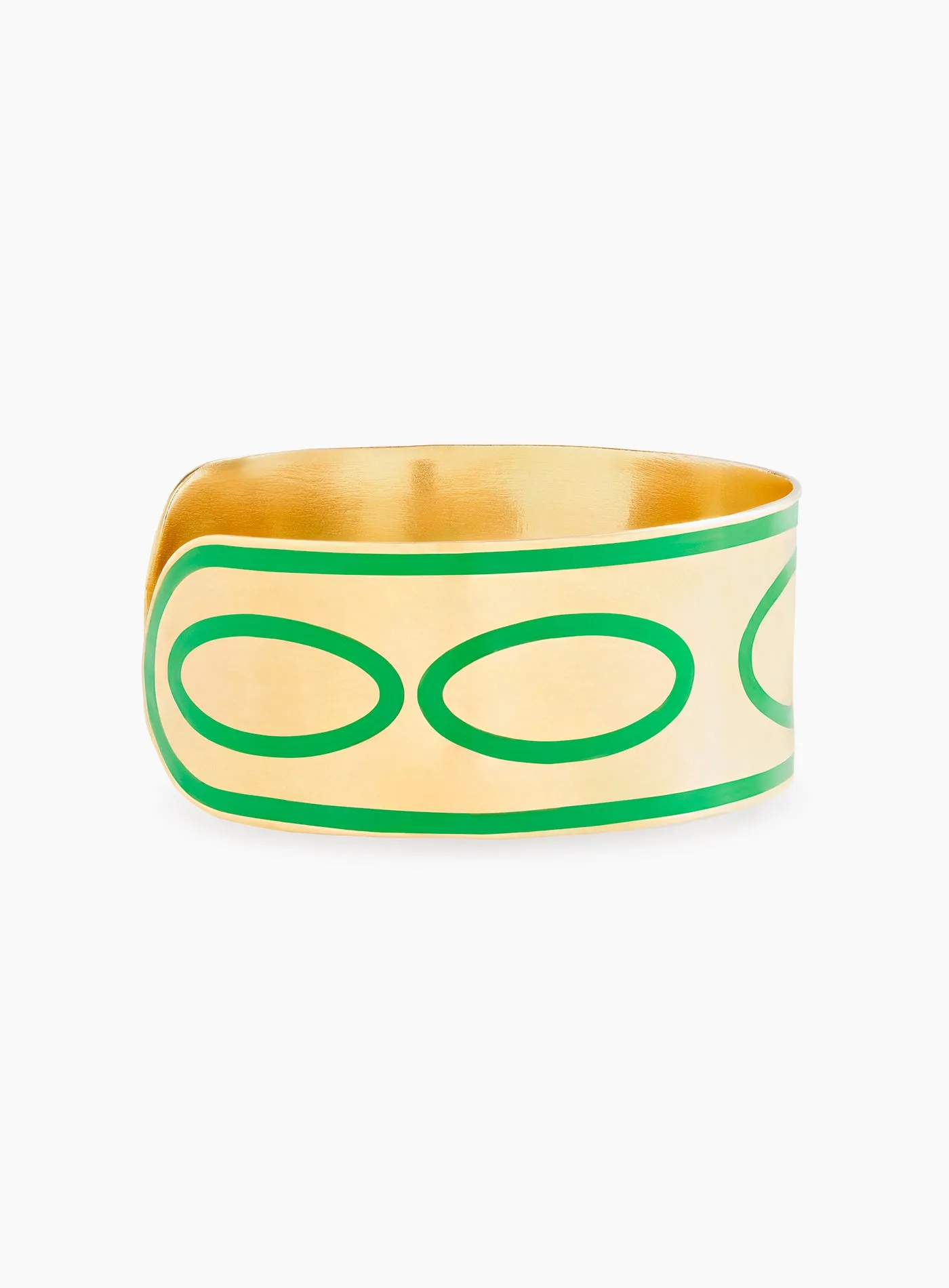 Goldie Green Emanem Bangle