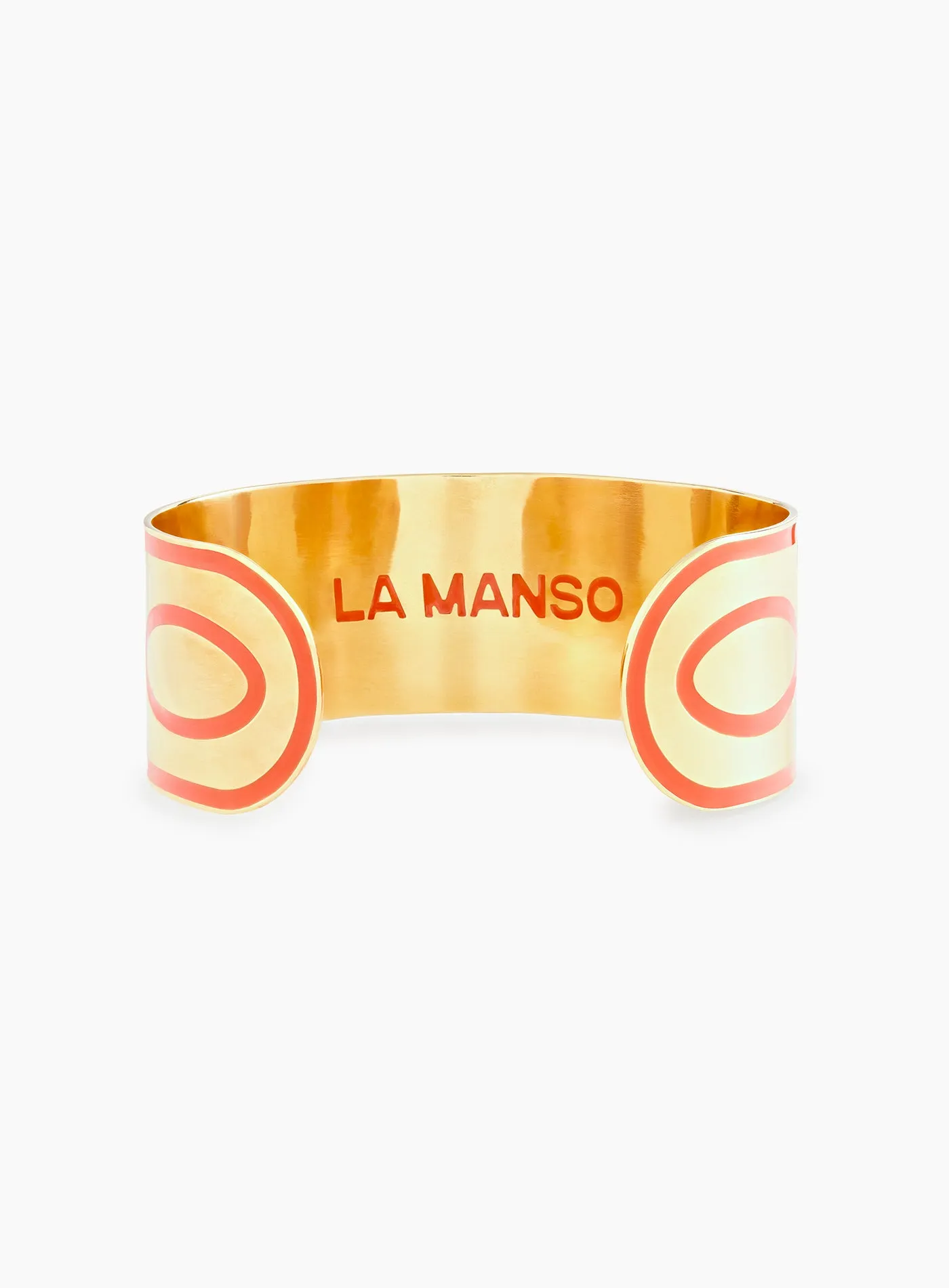 Goldie Orange Emanem Bangle