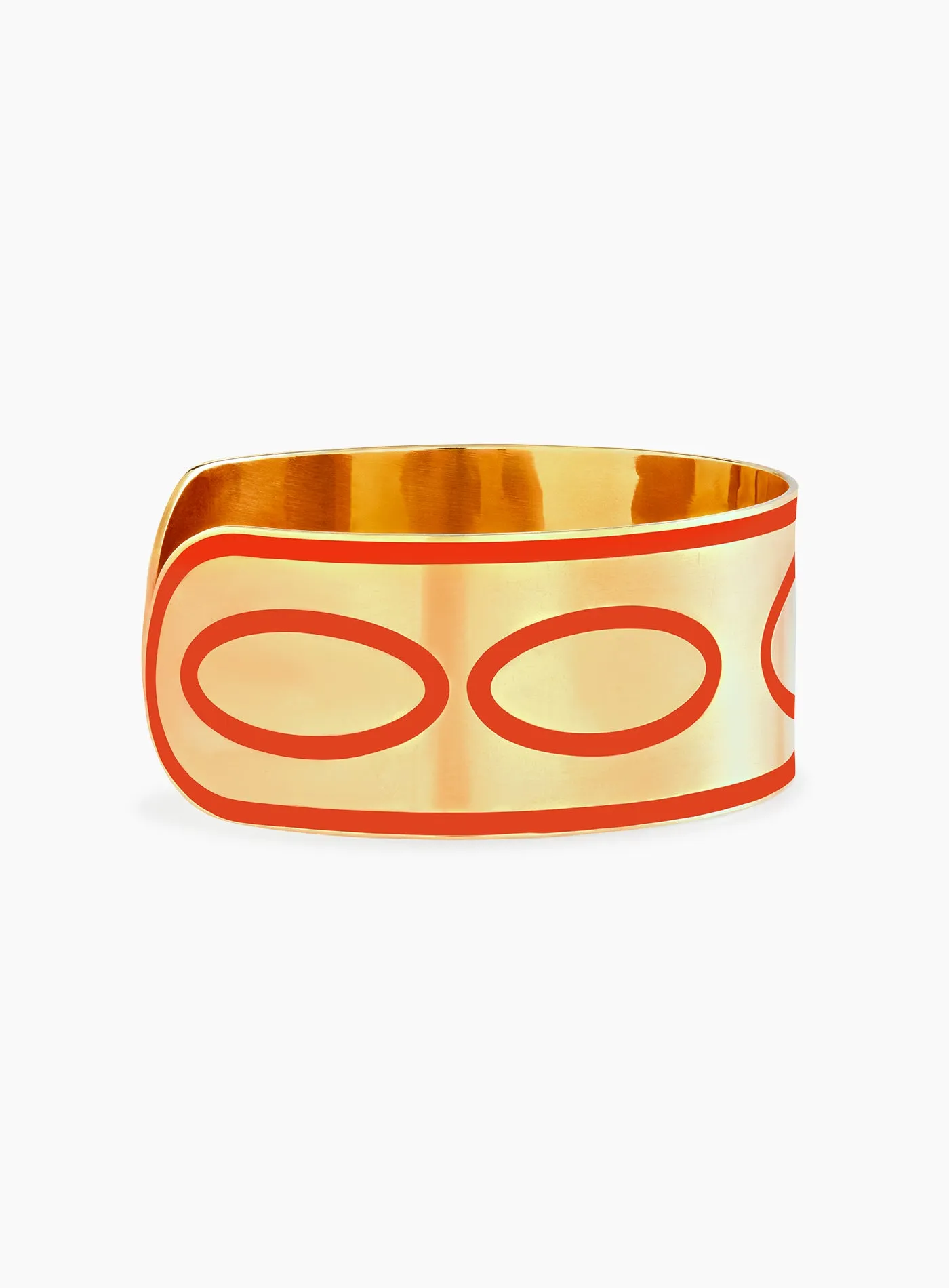 Goldie Orange Emanem Bangle