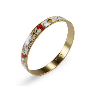 Goldtone Butterfly Bangle Bracelet