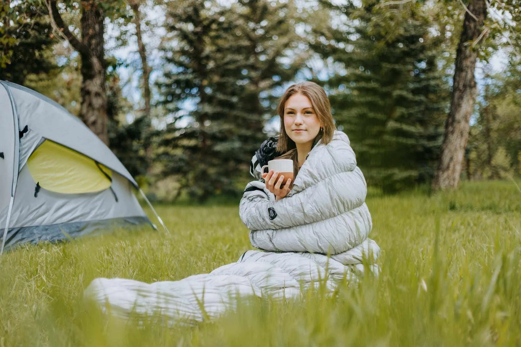 Goose Down Sleeping Bag for Camping