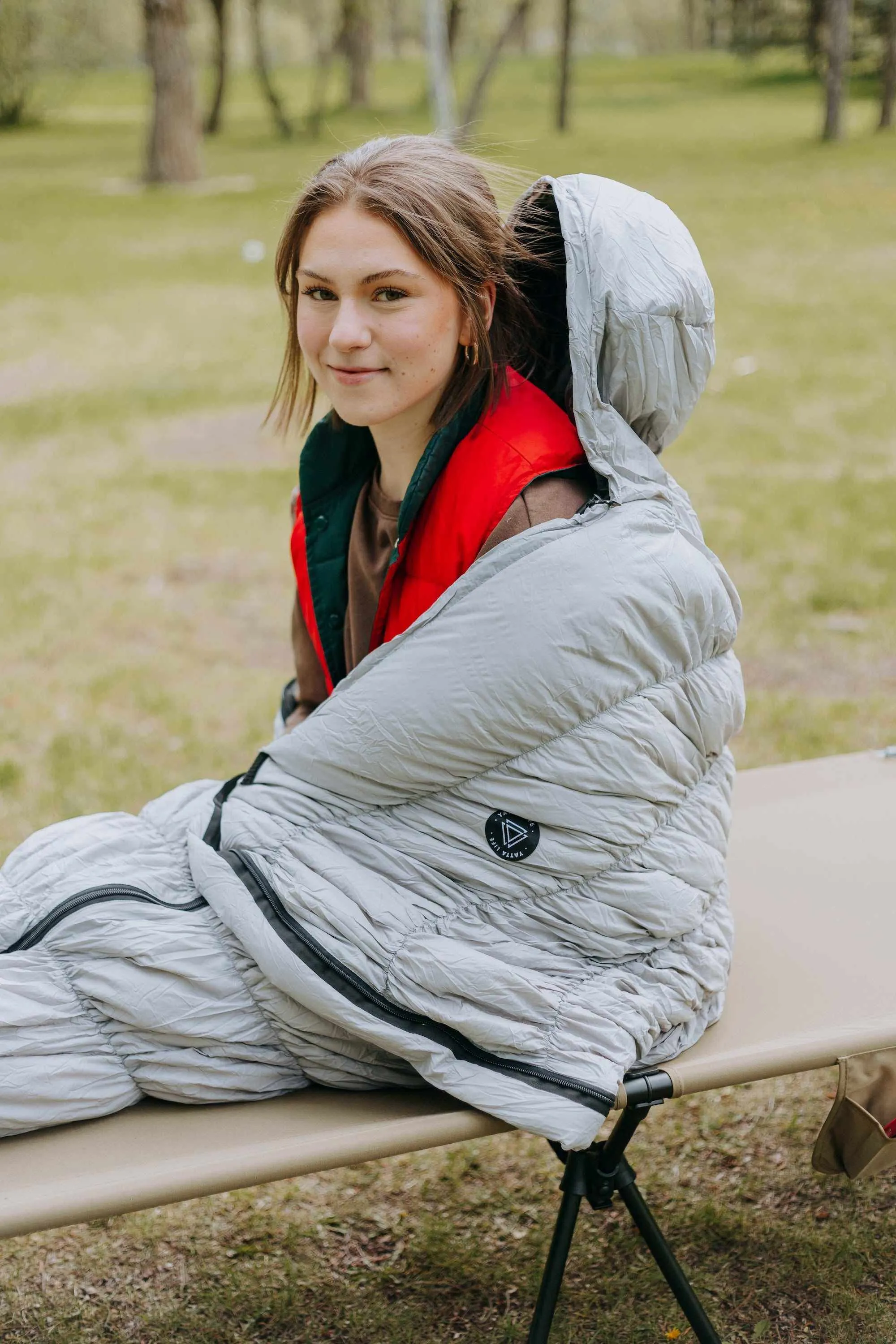 Goose Down Sleeping Bag for Camping