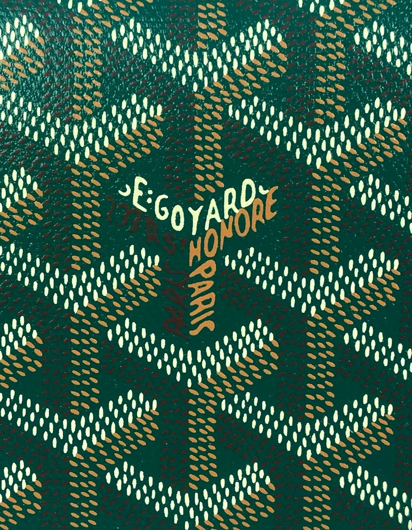 Goyard Goyardine Green Matignon GM Wallet