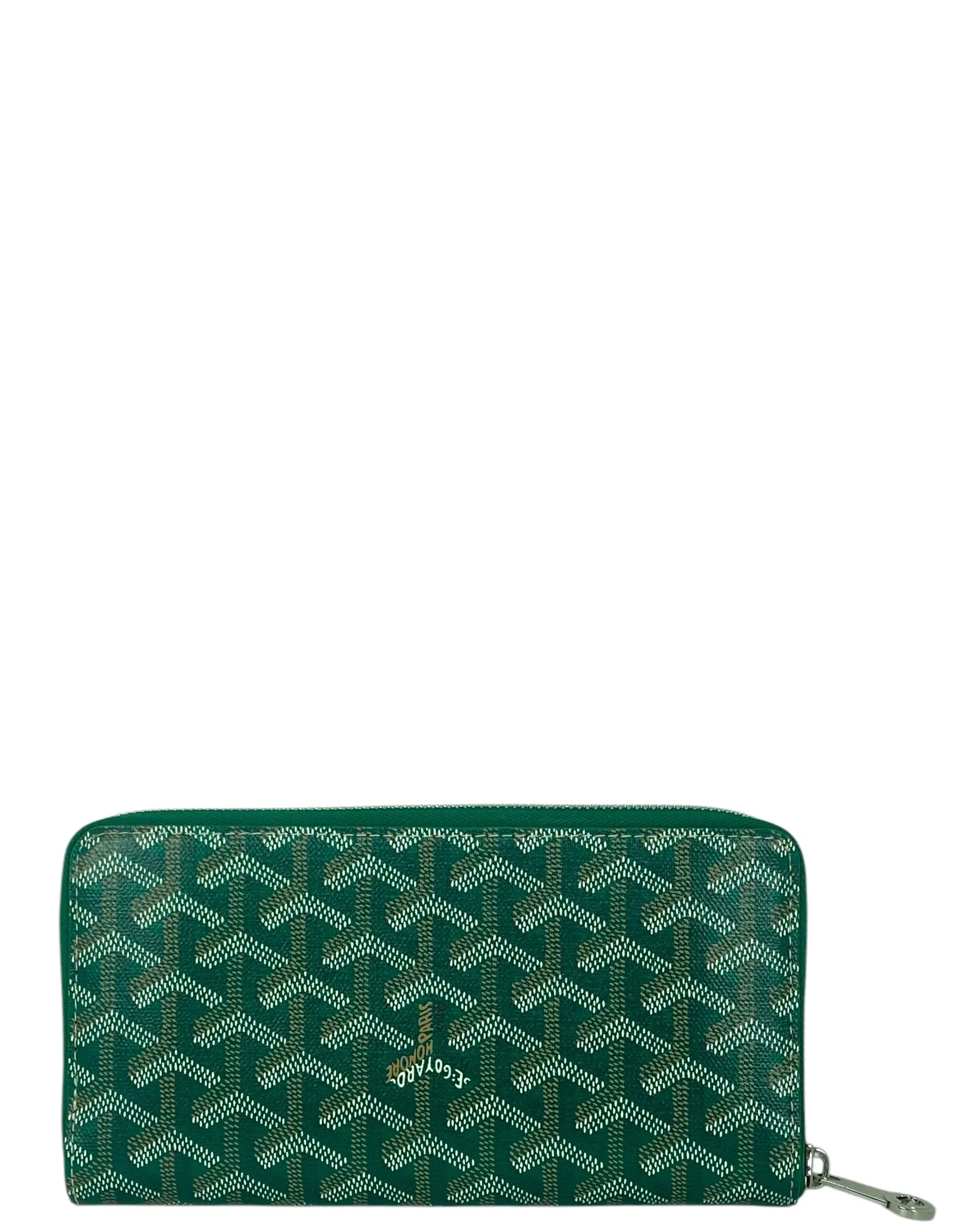 Goyard Goyardine Green Matignon GM Wallet