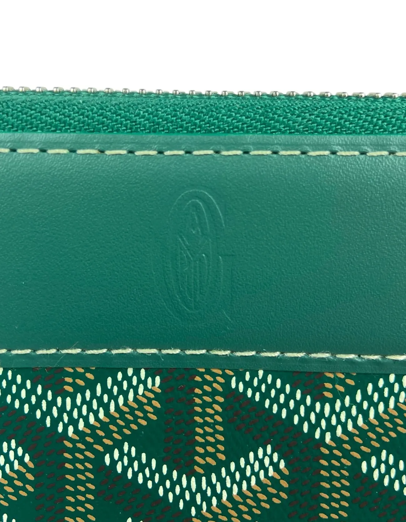 Goyard Goyardine Green Matignon GM Wallet